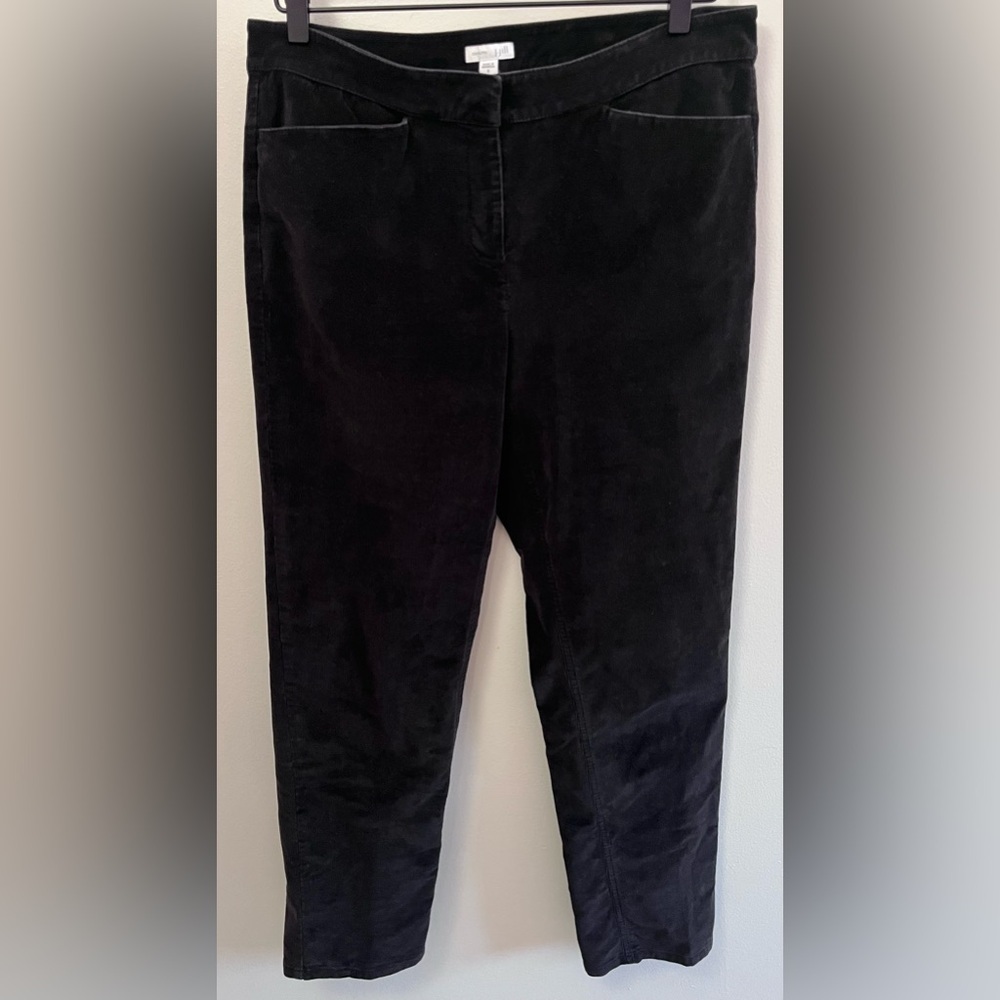 J. Jill Black Corduroy Trousers